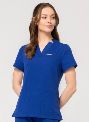 Bluza Medyczna Damska – Scrubs Comfy Deep Blue - S