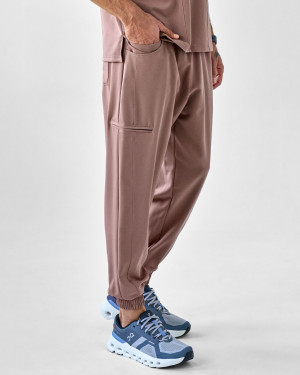 Spodnie Medyczne Męskie - Scrubs Sporty Chocolate - XL