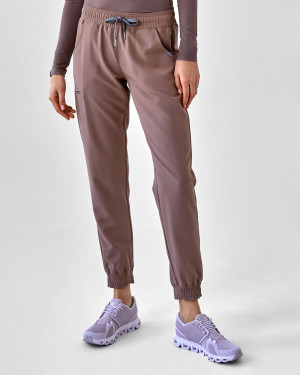 Spodnie Medyczne Damskie – Scrubs Comfy Chocolate - L