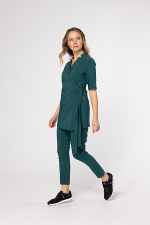 Żakiet Medyczny Damski - Classy Dark Green - XXS