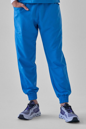 Spodnie Medyczne Męskie - Scrubs Sporty Ocean - 2XL