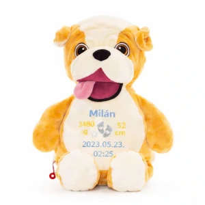 Bulldog plüss - 45 cm