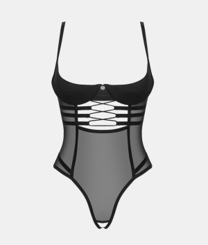 Obsessive Roxelia body otwarte XL/2XL czarny