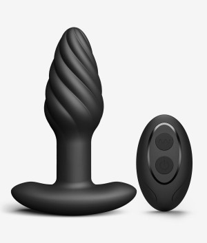 Dorcel Spin Plug rotujący Czarny