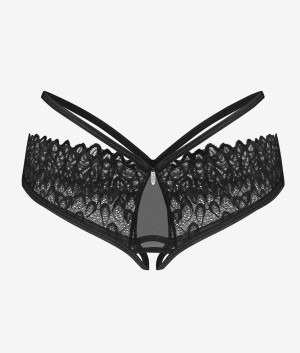 Obsessive Donarella figi otwarte  M/L czarny