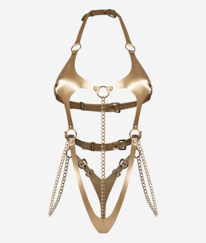 Obsessive Anyya body S/M/L złoty