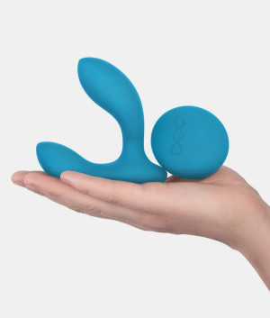 Lelo Hugo wibrujący masażer prostaty (Niebieski)