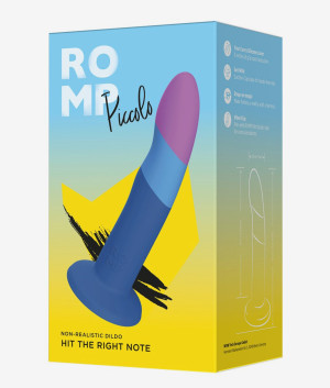 Romp Piccolo falowany masażer silikonowy niebieski