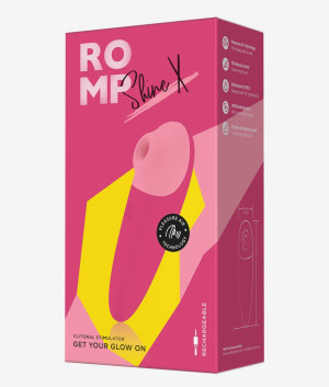 Romp Shine X masażer z technologią pulsacji powietrza różowy
