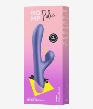 Romp Pulse masażer z podwójnym trybem pracy fioletowy