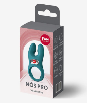 Fun Factory Nos XL pierścień wibrujący zielony