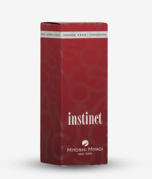 Miyoshi Miyagi INSTINCT feromony perfumy damskie 50 ml Czerwony