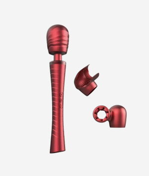 Man.wand Edgy masażer z technologią Sense Touch Stellar czerwony