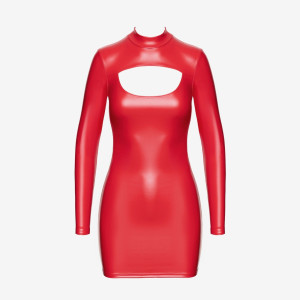 Noir Handmade Bombshell F367 czerwona sukienka M czerwony