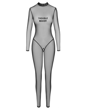 Noir Handmade F387 troublemaker catsuit kombinezon XS czarny
