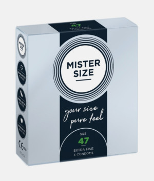 Mister Size 47 dopasowane prezerwatywy