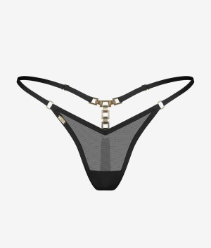 Obsessive Lopelly stringi S/M czarny