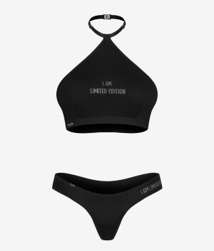 Obsessive Me Origine komplet 2-częściowy L/XL czarny