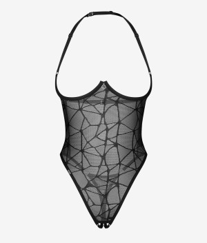 Obsessive Olianna body otwarte S/M czarny