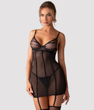 Obsessive Nuites koszulka S/M czarny