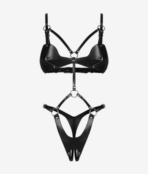 Obsessive Dame Controle body otwarte S/M/L czarny