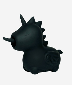 Unihorn Wild Spirit miniwibrator silikonowy czarny czarny