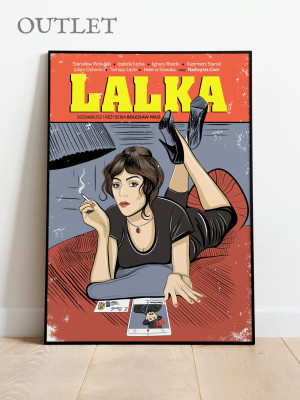 LALKA / BOLESŁAW PRUS / plakat B2 OUTLET
