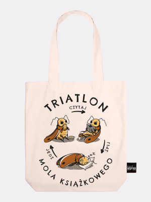 TRIATLON MOLA KSIĄŻKOWEGO / torba bawełniana