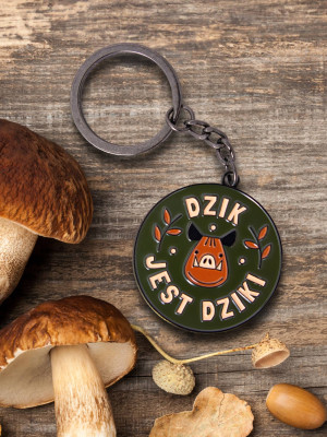 DZIK JEST DZIKI! / brelok