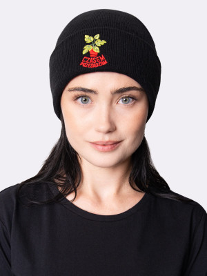 CZASEM PRZESADZAM / czapka zimowa z haftem