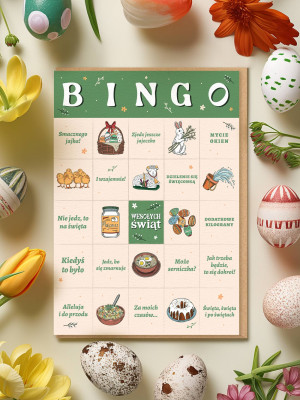 BINGO / kartka wielkanocna