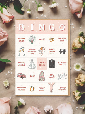 BINGO / kartka ślubna