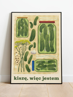 KISZĘ, WIĘC JESTEM / plakat