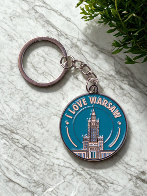 I LOVE WARSAW / PAŁAC KULTURY I NAUKI / brelok