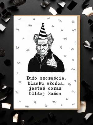 SCHOPENHAUER / kartka na urodziny