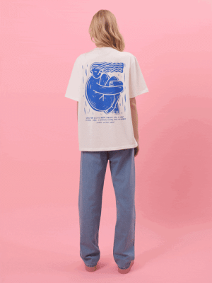 SOBIE JEDYNA / Zuzanna Ginczanka / koszulka oversize unisex / złamana biel