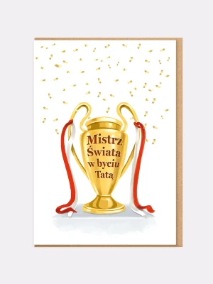 MISTRZ ŚWIATA / kartka okolicznościowa