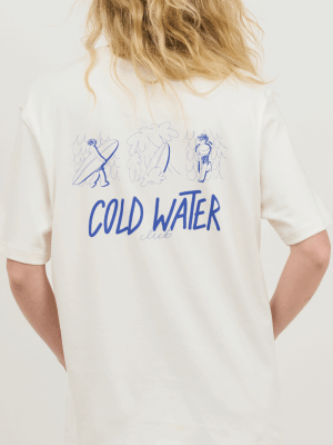 COLD WATER CLUB / koszulka oversize unisex