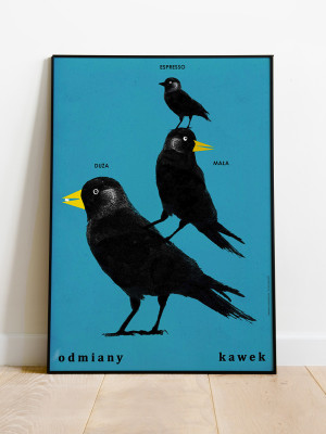 Prezent Dla Kawosza - Prezent Dla Kawosza - Prezent Dla Kawosza KAWKI / ODMIANY KAWEK / Jakub Zasada / plakat B2