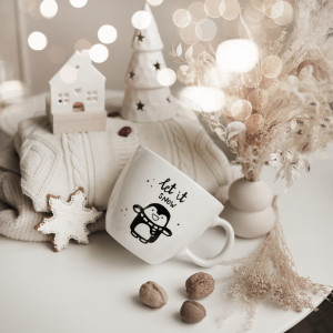 Kubek litrowy - Let it snow