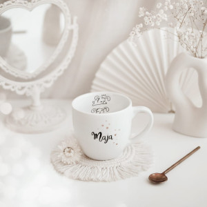 Kubek 300 ml - Trzy małe króliczki + Imię