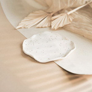 Podstawka pod kubek/na drobiazgi - glina jasna