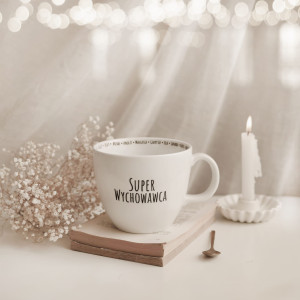 Kubek 1 litr - DLA NAUCZYCIELA z imionami dzieci przy krawędzi