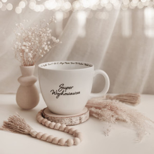 Kubek 1 litr - Dla Nauczyciela z imionami dzieci przy krawędzi