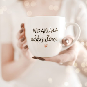 Kubek 300 ml - WSPANIAŁA oddziałowa ZŁOTE SERCE