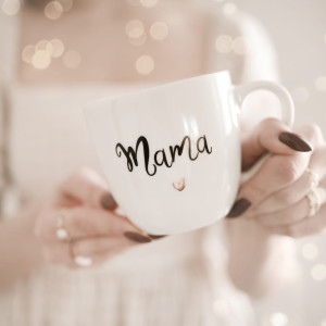 Kubek 300 ml - Mama ZŁOTE SERCE