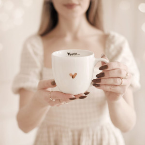 Kubek na prezent dla mamy 300 ml - Mamo Dobrze, że jesteś