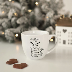 Kubek 300 ml - Christmas vibes! KOTEK