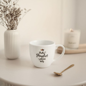 Kubek 300 ml - Padłaś? Powstań i jedziesz dalej ZŁOTA KORONA