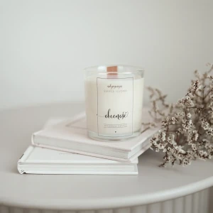 Świeca sojowa w szklance 180 ml - Obecność WIOSENNY DESZCZ